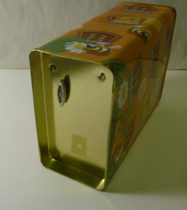 ARNOTT'S Tiny Teddy HONEY, 'Musical HOUSE', 200g. Music Biscuit Tin