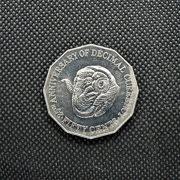 Australian 50c Coin, 'Ram's Head', c.1991