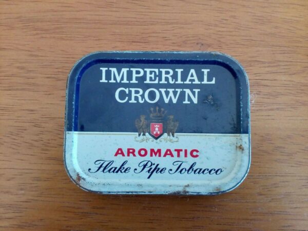 WD & HO WILLS, 'IMPERIAL CROWN', 2 OZ. Tobacco Tin, c.1960's