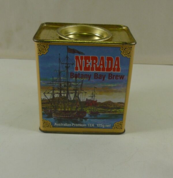 NERADA 'Botany Bay Brew', rect. 125g. Premium Tea Tin