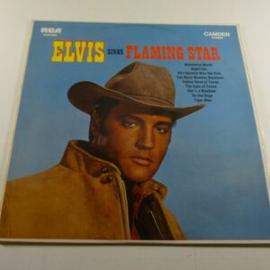Elvis Presley 'Flaming Star', LP Record, c.1968 - on RCA Camden label