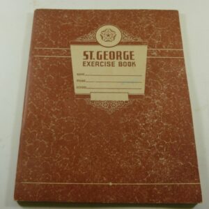 'ST.GEORGE', vintage Exercise Book, c.1950's - in great condition