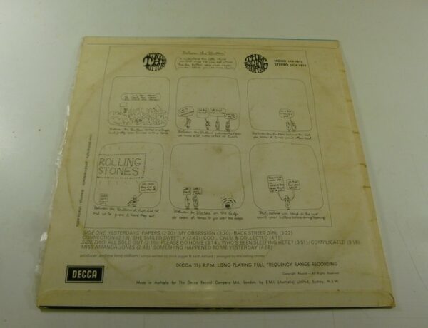 * Rolling Stones 'BETWEEN THE BUTTONS', stereo LP Record, AU c.1967 *