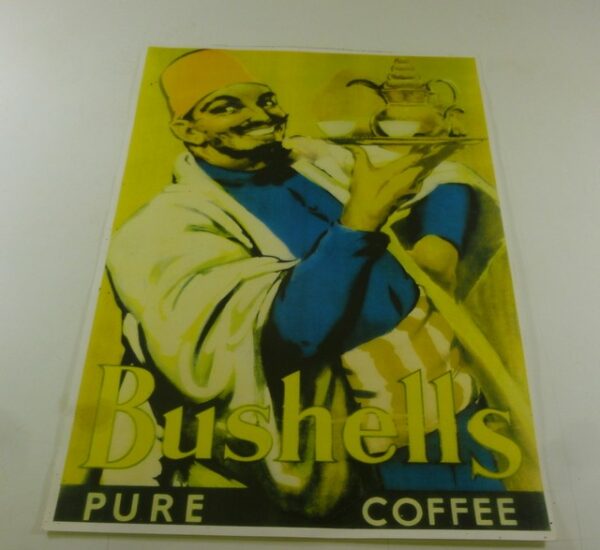 Bushells 'PURE COFFEE', (Indian serving coffee), magazine advert, c.1942