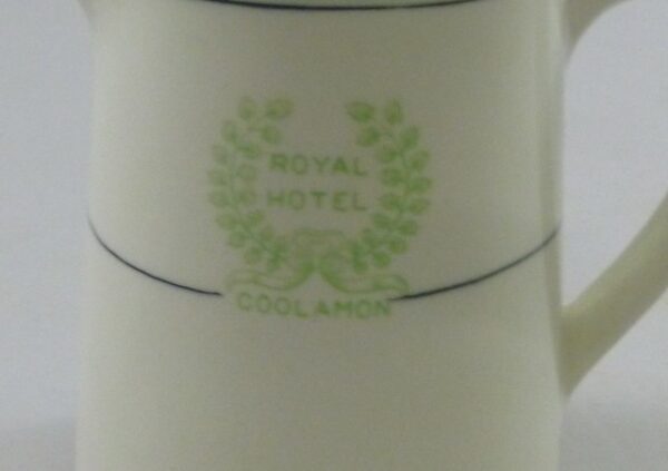 'Royal Hotel, Coolamon', Milk Jug, in ivory ceramic
