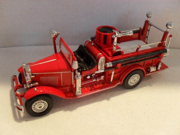MATCHBOX MOY, 1932 FORD AA, Open Cab, FIRE ENGINE, red Model Vehicle