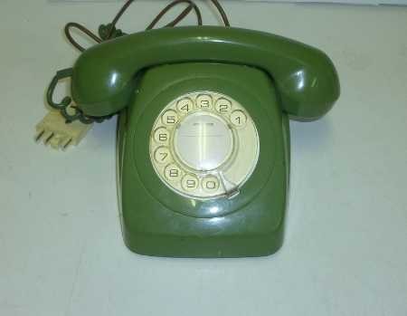 Telephone, Dial, in Retro green, c.1960's