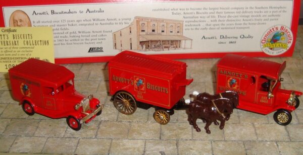 Lledo 'Arnott's 125th Anniversary', set of 3, Model Vehicles