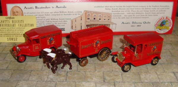 Lledo 'Arnott's 125th Anniversary', set of 3, Model Vehicles