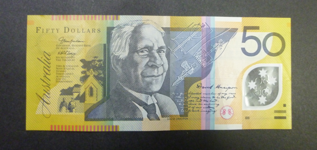 Australian $50 Note, 'GE' Prefix, C.2000 – Treats & Treasures