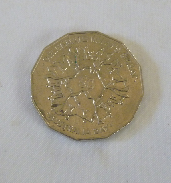 Australian 50c Coin, for 'Celebrating Australia Day', c.2010