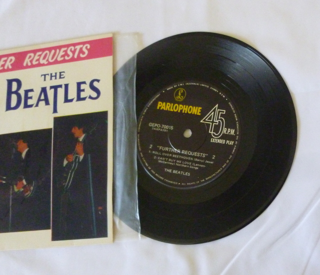 * BEATLES 'FURTHER REQUESTS', EP Record, in PC, AU c.1964 – Treats ...